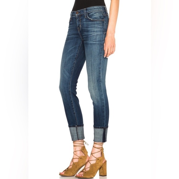 Current/Elliot The Cuffed Skinny Envy Jeans Size 28 - Picture 12 of 12